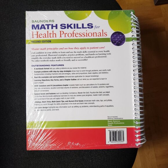 Saunders Math Skills for Health Professionals, 2nd Edition - Picture 2 of 2